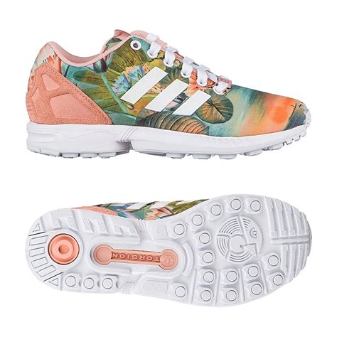 阿迪达斯 ZX Flux 灰粉色|经典再设计，大波 adidas Originals ZX Flux 来袭 .